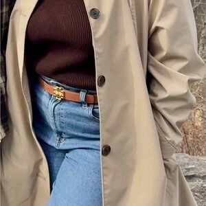 Vintage Classic Tan Women's Trench Coat